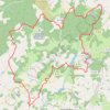 Meuzac - Puy et landes + Caux GPS track, route, trail