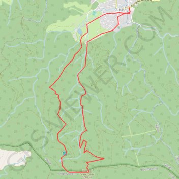 Roc de Peyremaux par Albine GPS track, route, trail