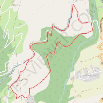 Charence Nivoul-Gontiers GPS track, route, trail