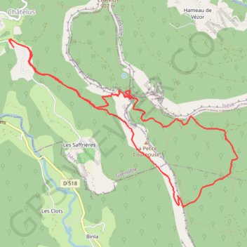 Boucle Pas de l'Allier - Pas des Voutes GPS track, route, trail