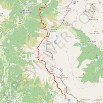 Val d'Aoste Alta Via 1 étape 4 GPS track, route, trail