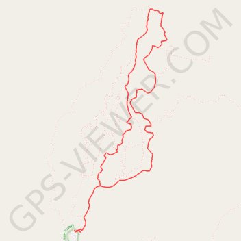 Ladder Canyon and Painted Canyon Loop GPS track, route, trail