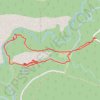 Randonnée Ponadieu, en boucle (et grotte des 2 goules) GPS track, route, trail