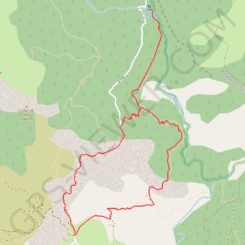 Boucle de la Barlatte GPS track, route, trail