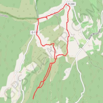 Autour de l'abbaye de Sénanque GPS track, route, trail