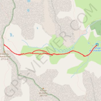 RSPG Col du Chardonnet GPS track, route, trail