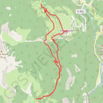 RSPG Arvieux le Queyron GPS track, route, trail