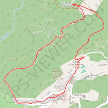 Bellaud GPS track, route, trail