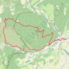 De Sainte-Jalle au col d'Onglon GPS track, route, trail