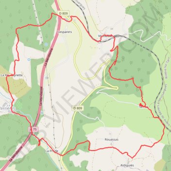 VERRIERES - VEZOUILLAC GPS track, route, trail
