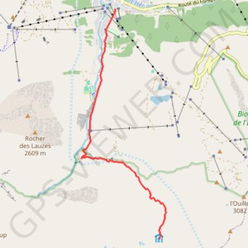 Raid Vanoise - Etape 1 GPS track, route, trail