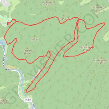 Baerenthal GPS track, route, trail