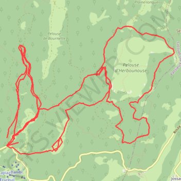 Fond d'urle GPS track, route, trail