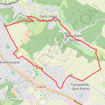 Saint-Léger-du-Bourg-Denis GPS track, route, trail