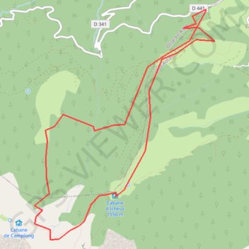 Boucle de Barlane GPS track, route, trail