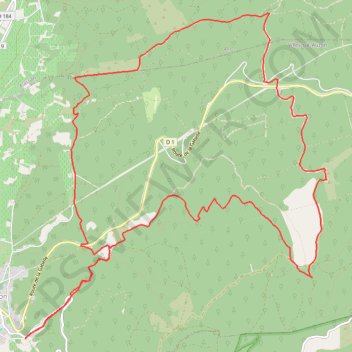 Les Bergeries Villes sur Auzon GPS track, route, trail