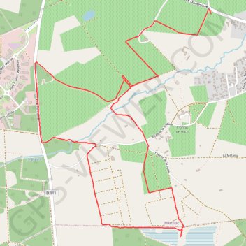 Montesquieu GPS track, route, trail