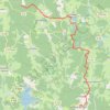 Tour du Morvan - De Moux à Saint-Brisson GPS track, route, trail