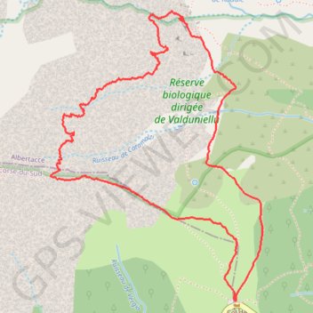 Sentier col de Vergio bergerie de Radule GPS track, route, trail