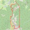 Moucherotte par Château Bouvier (face Est) (Vercors) GPS track, route, trail