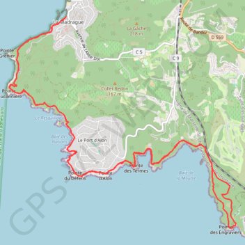 Saint Cyr-Bandol GPS track, route, trail
