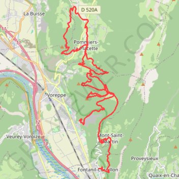 Le grand Ratz GPS track, route, trail