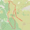 Courmes - Les pivoines GPS track, route, trail