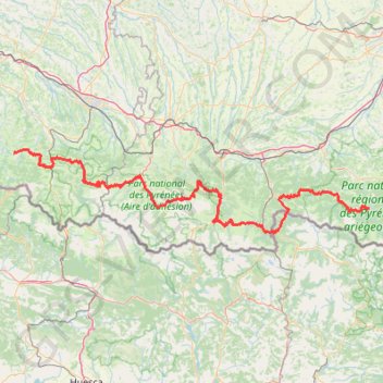 Trace des Pyrénées 2022 GPS track, route, trail