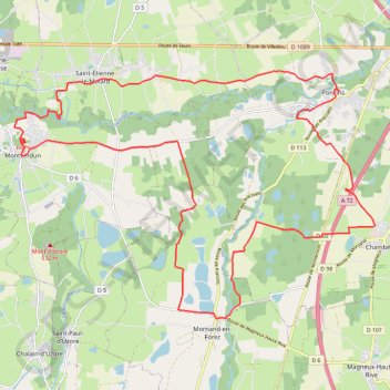 La Petite Boucle Poncinoise GPS track, route, trail