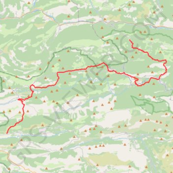 GR510 Randonnée de La Penne à Valderoure (Alpes-Maritimes) GPS track, route, trail