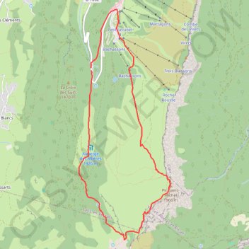 Pic saint michel GPS track, route, trail