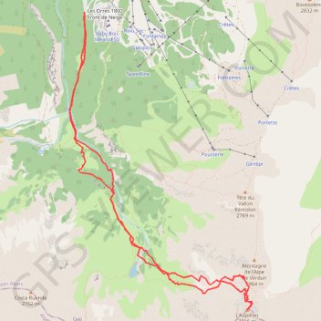 Aupillon GPS track, route, trail
