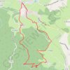 Cascade de Bout - Saint-Priest-la-Prugne GPS track, route, trail