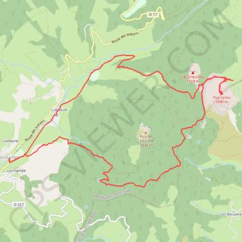 Puy Griou GPS track, route, trail