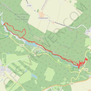 Vaux de Cernay (Yvelines 78) GPS track, route, trail