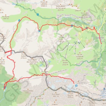 Gavarnie J3 GPS track, route, trail