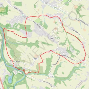 Aureville - Clermont-le-Fort - Goyrans GPS track, route, trail