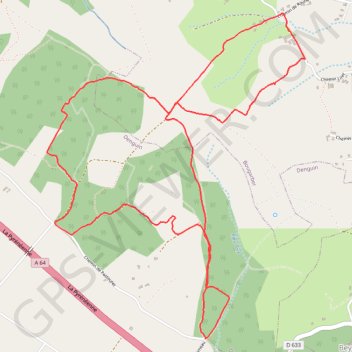 Bougarber GPS track, route, trail