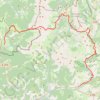 GR93 Randonnée de Lus-la-Croix-Haute (Drôme) à La Roche des Arnauds (Hautes-Alpes) GPS track, route, trail