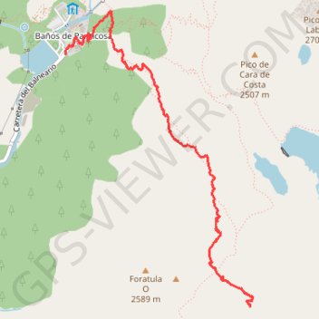 Bains de Panticosa Cuello bajo de Brazato GPS track, route, trail