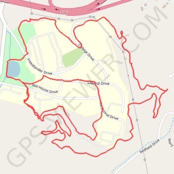Dahlia Ridge Trail System GPS track, route, trail