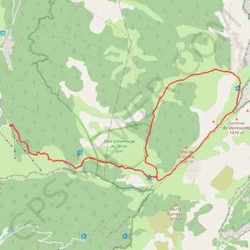 Plateau de Beure - Plaine de la Queyrie GPS track, route, trail