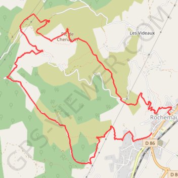 Chenavari GPS track, route, trail
