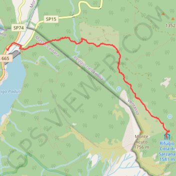 Lagastrello - Rifugio Città di Sarzana GPS track, route, trail