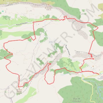 Gourdon 06 GPS track, route, trail