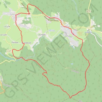 Le Bessat (42) - Les Grands Bois GPS track, route, trail