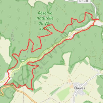 Saint Foy-Val Suzon GPS track, route, trail