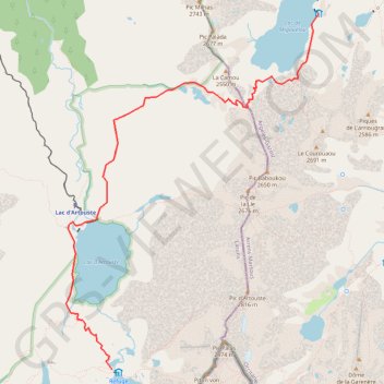 Rando Pyrénées - Jour 4 GPS track, route, trail