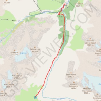 Otztal : Vent - Martin Busch GPS track, route, trail