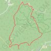 Fourchue-eau - Roche aux cochons GPS track, route, trail